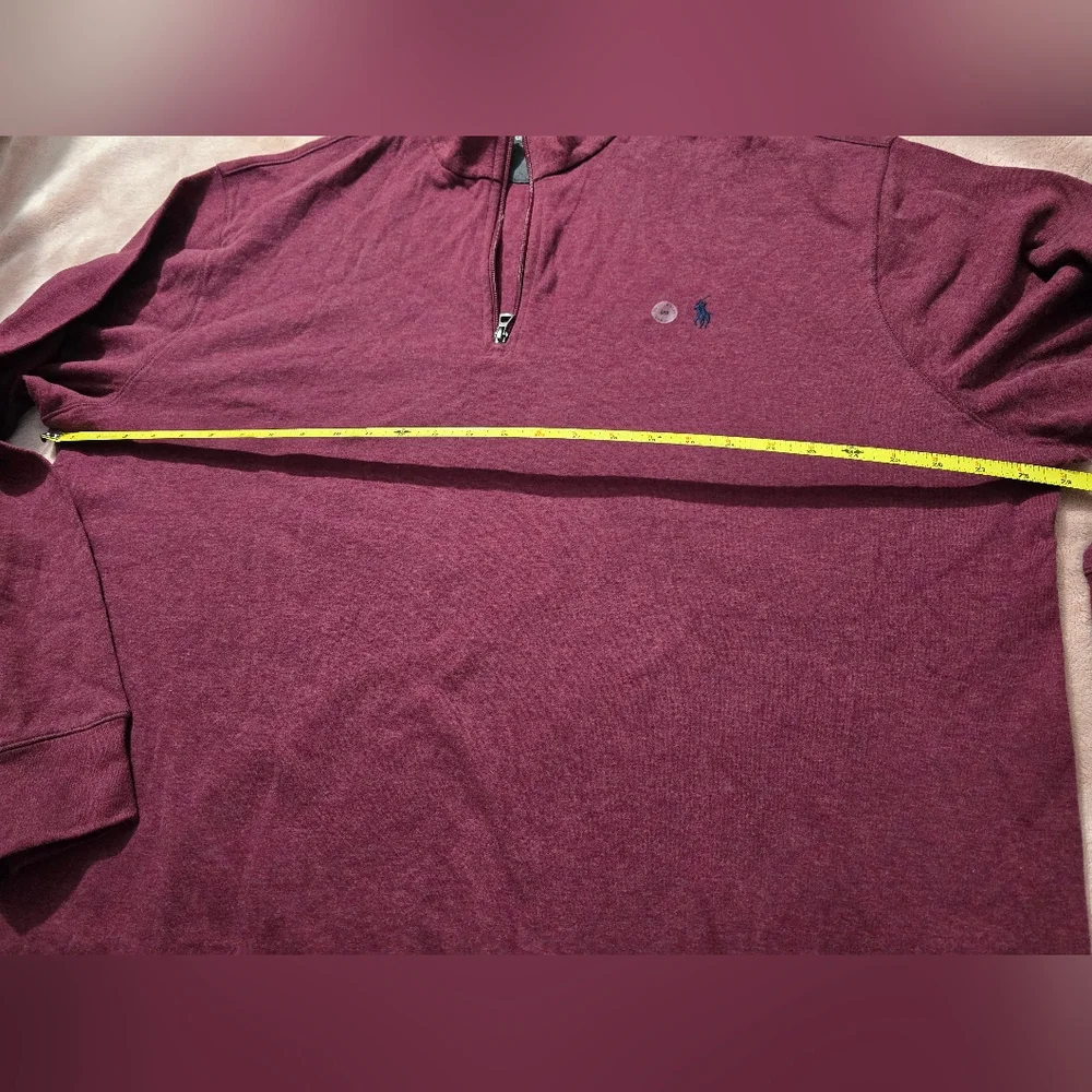 NWT Polo Ralph Lauren Luxury Jersey B&T Quarter Zip Pull Over - Size 2XB